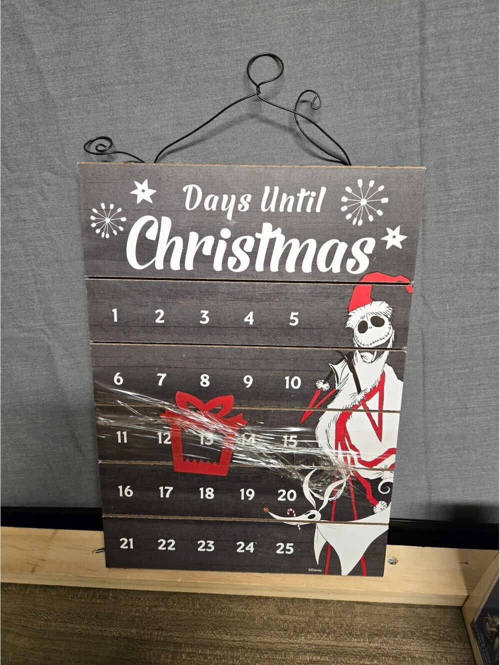 The Nightmare Before Christmas Wood Advent Calendar
